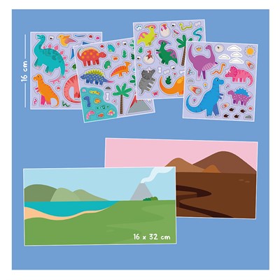 Reusable Stıcker Set - Dınosaur