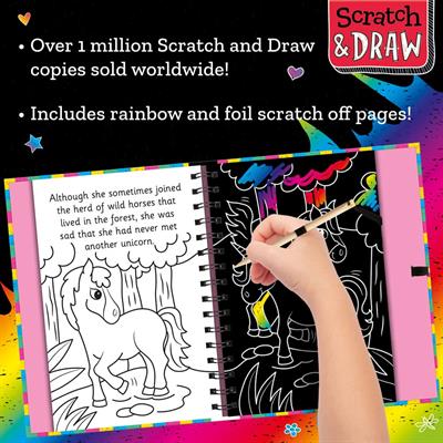 Scratch and Draw - Unicorns and Horses too