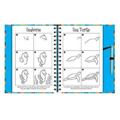 Scratch And Draw - Ocean Animals