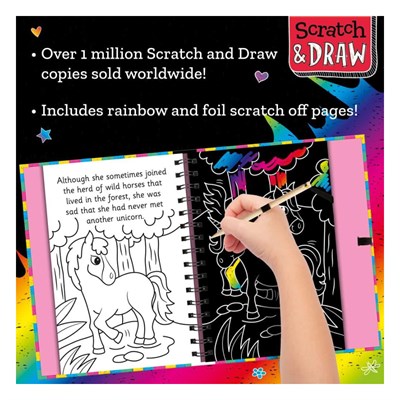Scratch and Draw - Unicorns and Horses too