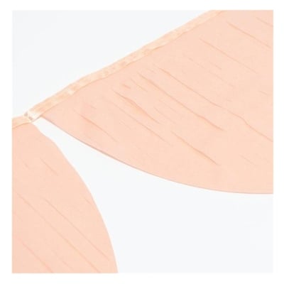 Şeftali Renkli Yarım Ay Kağıt Asılan Süs