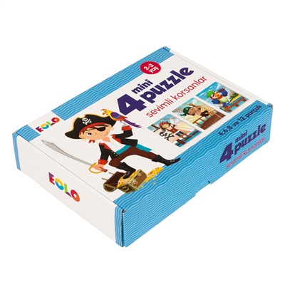 Sevimli Korsanlar - 4 Mini Puzzle