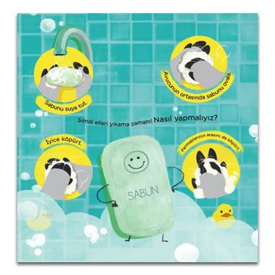 Sevimli Kuzu Kırpık İle Banyo Zamanı