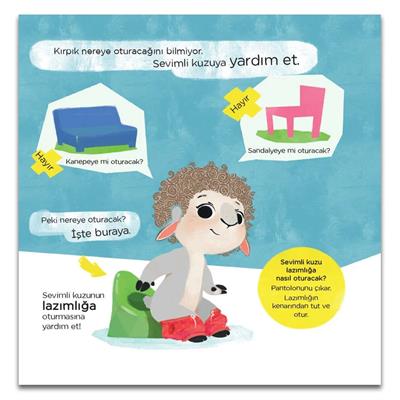 Sevimli Kuzu Kırpık İle Tuvalet Eğitimi