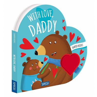With Love Daddy - Shaped Board Book