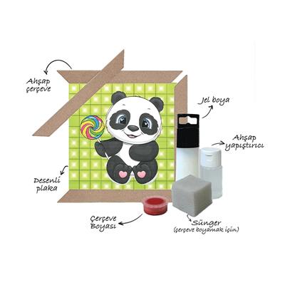 Sihirli Jel Boyama Sanat Seti - Panda