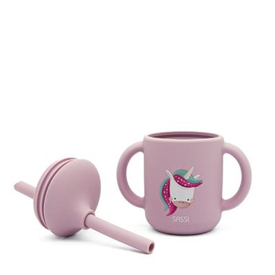 Silikon Pipetli Suluk  - Sevimli Unicorn