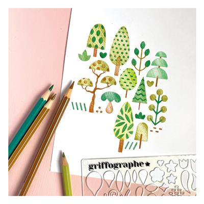 Step by Step Drawing - Funky Forest