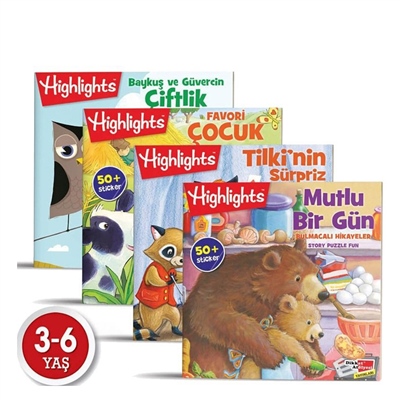 Stıcker Bulmacalı Hikayeler 4 Lü Set