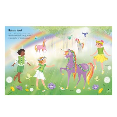 Sticker Dolly Dressing Rainbow Unicorns
