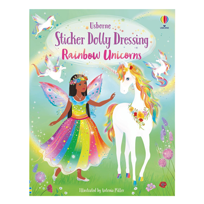 Sticker Dolly Dressing Rainbow Unicorns