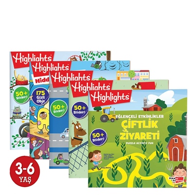 Stıcker Eğlenceli Etkinlikler 5 Li Set