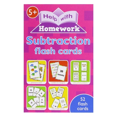 SUBTRACTION FLASH CARDS