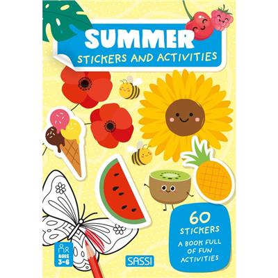 Sticker ve Aktivite Kitabı - Yaz Mevsimi