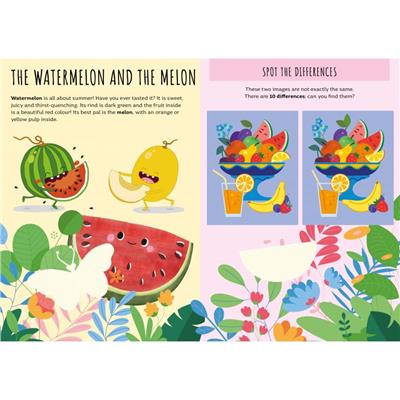 Sticker ve Aktivite Kitabı - Yaz Mevsimi