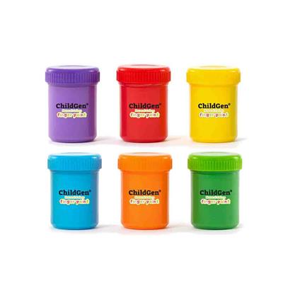 Süper Yıkanabilir Parmak Boya-6Lı Set-6X50Gr