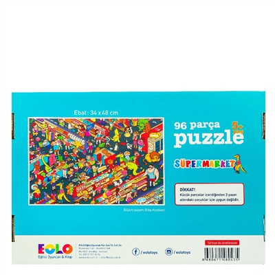 Süpermarket 96 Parça Puzzle