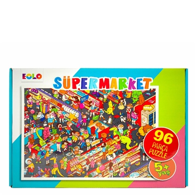 Süpermarket 96 Parça Puzzle
