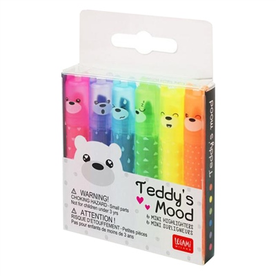 Teddy S Mood Fosforlu Kalem (6 Lı Set)