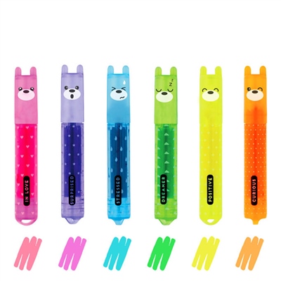 Teddy S Mood Fosforlu Kalem (6 Lı Set)