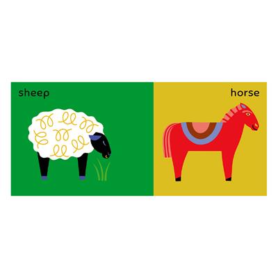 Tiny Cloth Book - My First Farm Animals