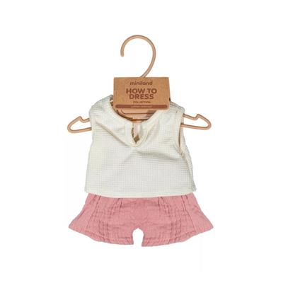 Tişört ve Pembe Pantolon Seti (38 cm)