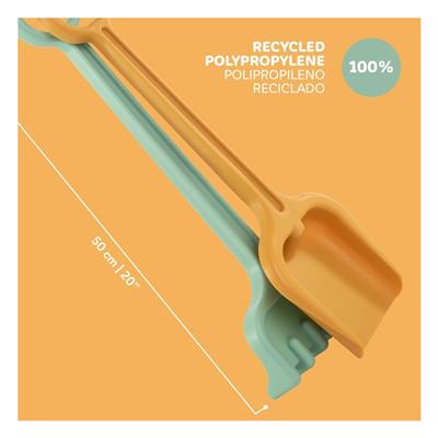 Turuncu-Mint Kürek ve Tırmık Seti