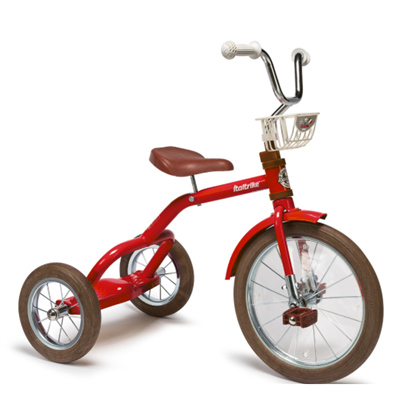 Üç Tekerlekli Çelik Bisiklet - Kırmızı