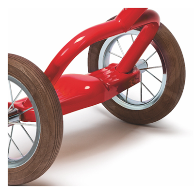 Üç Tekerlekli Çelik Bisiklet - Kırmızı