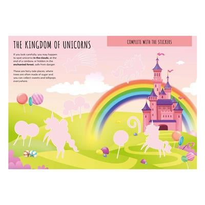 Sticker ve Aktivite Kitabı - Unicorn