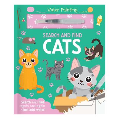 Water Painting Search and Find - Cats