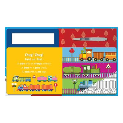 Water Painting - Search and Find Trains