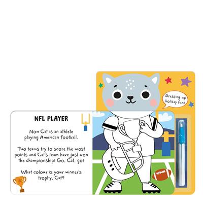 What Will You Wear - Cat-Magic Water Painting Book