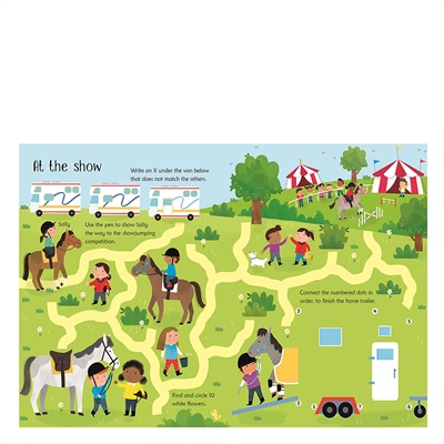 Wipe-Clean Horse And Pony Activities