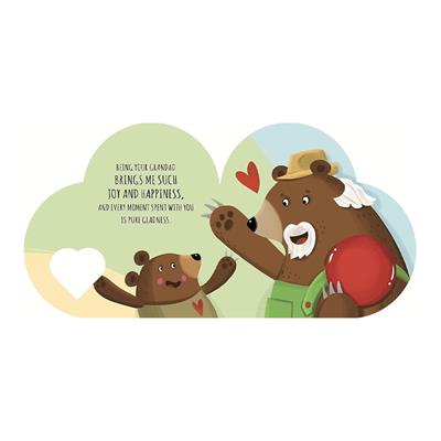 With Love Grandad - Shaped Board Book