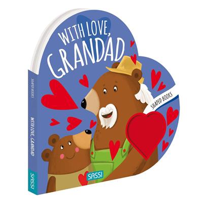 With Love Grandad - Shaped Board Book