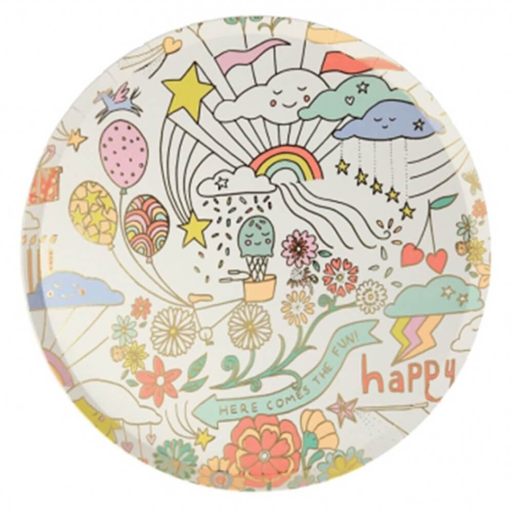  HAPPY DOODLE TABAK (8 Lİ) Çocuk Kitapları Uzmanı - Children's Books Expert