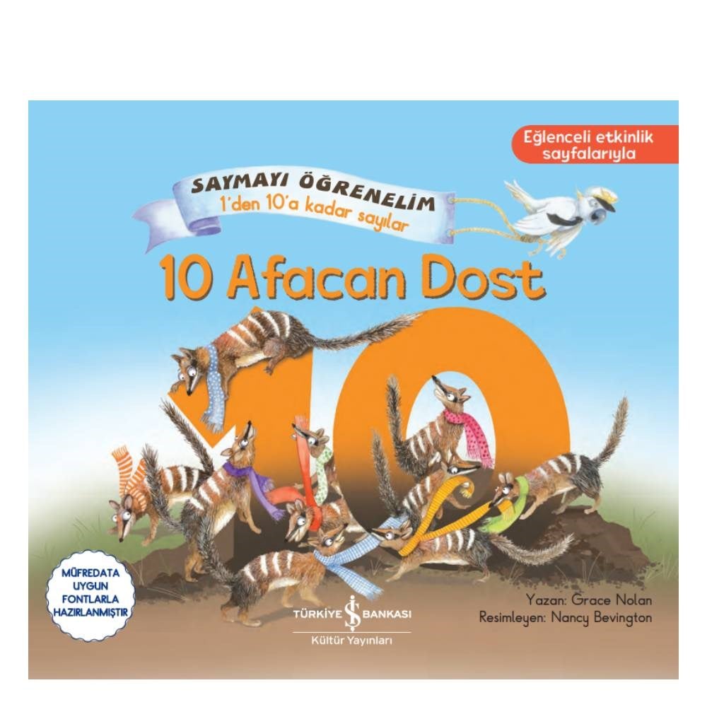 10 AFACAN DOST - SAYMAYI ÖĞRENELİM Çocuk Kitapları Uzmanı - Children's Books Expert