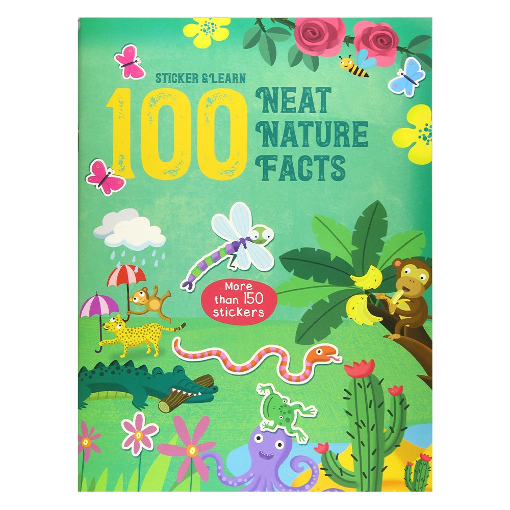 100 NEAT NATURE FACTS STICKER Çocuk Kitapları Uzmanı - Children's Books Expert