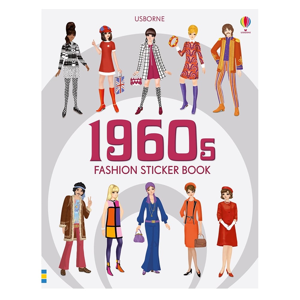 1960'S FASHION STICKER BOOK Çocuk Kitapları Uzmanı - Children's Books Expert
