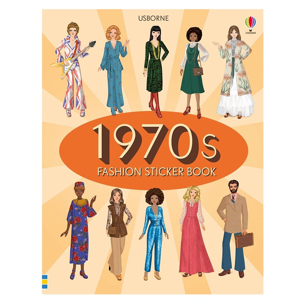 1970'S FASHION STICKER BOOK Çocuk Kitapları Uzmanı - Children's Books Expert
