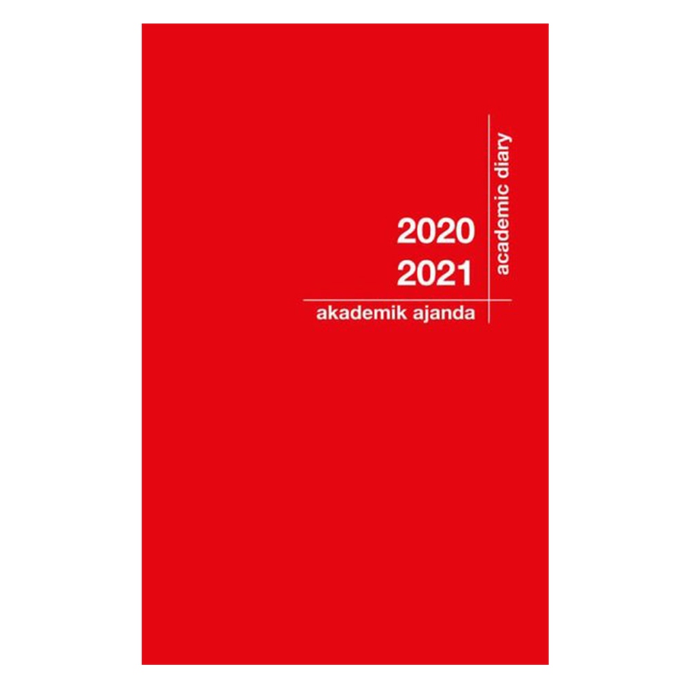 2020-2021 Akademik Ajanda 21x29cm-Kırmızı - YENİ - 8681379330787 - AKADEMİ  ÇOCUK