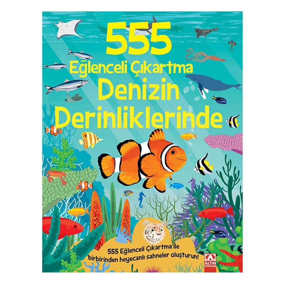555 Eğlenceli Çıkartma - Denizin Derinliklerinde Çocuk Kitapları Uzmanı - Children's Books Expert