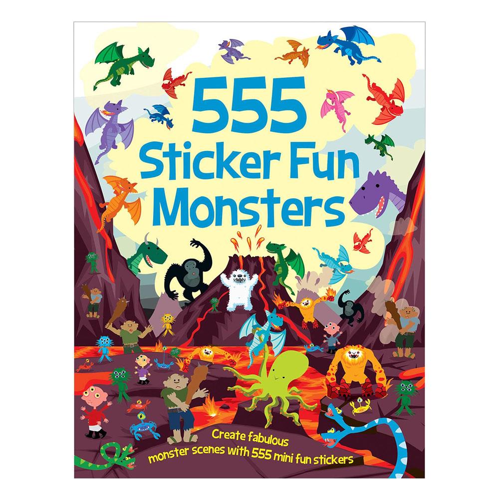 555 Sticker Fun - Monsters Çocuk Kitapları Uzmanı - Children's Books Expert