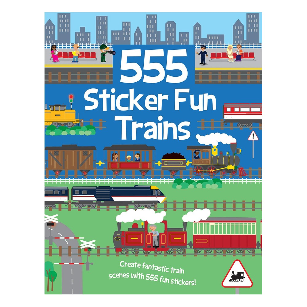 555 Sticker Fun Trains Çocuk Kitapları Uzmanı - Children's Books Expert