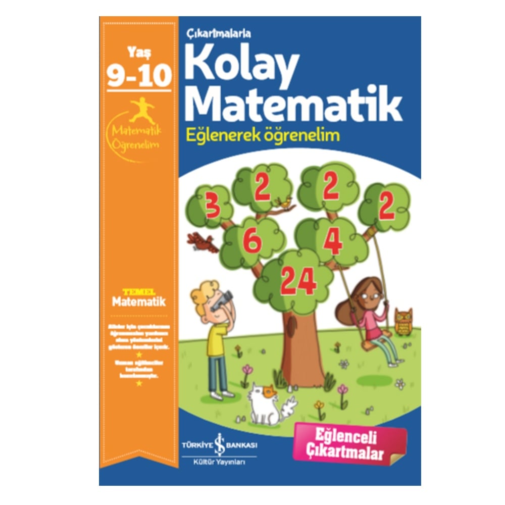 9-10 YAŞ ÇIKARTMALI KOLAY MATEMATİK