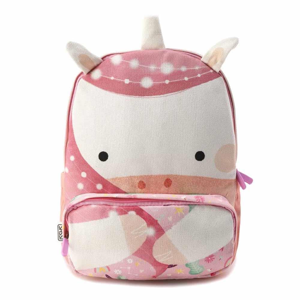 A4 Boyutlu Çocuk Sırt Çantası - Sevimli Unicorn Çocuk Kitapları Uzmanı - Children's Books Expert
