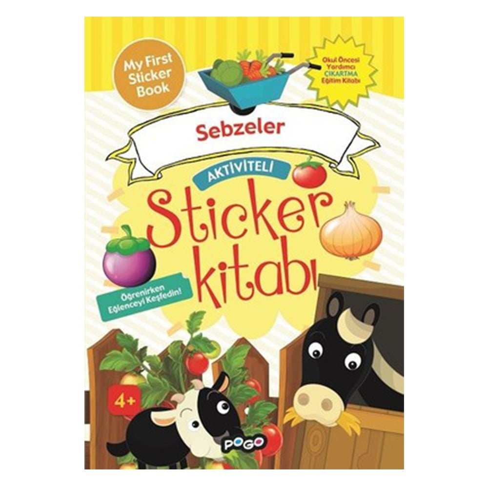 AKTİVİTELİ STICKER SEBZELER Çocuk Kitapları Uzmanı - Children's Books Expert