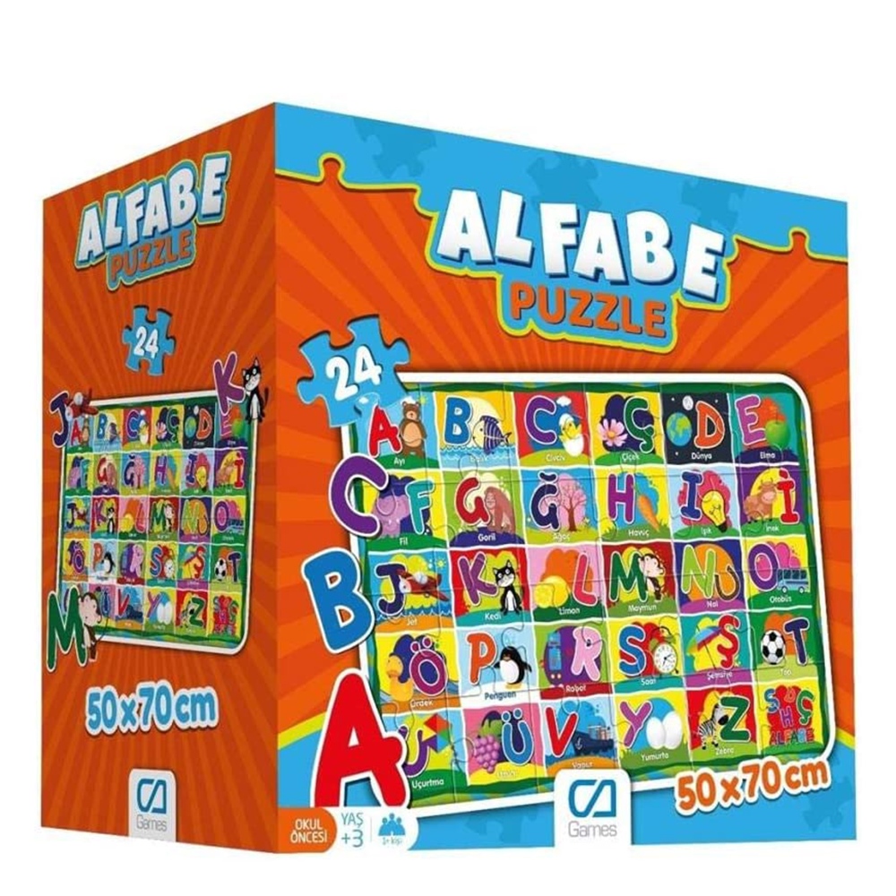 ALFABE EĞİTİCİ PUZZLE