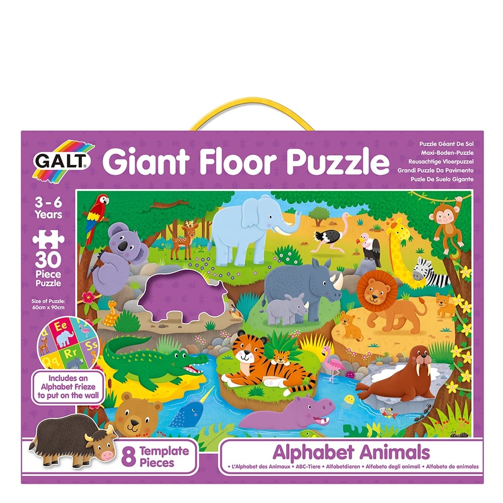 ALPHABET ANIMALS - GIANT FLOOR PUZZLE Çocuk Kitapları Uzmanı - Children's Books Expert